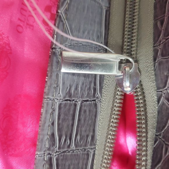 Vince Camuto Promo strapless Clutch Handbag. Gray alligator print NWT - Picture 12 of 15